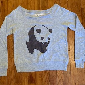 Panda crew neck sweater